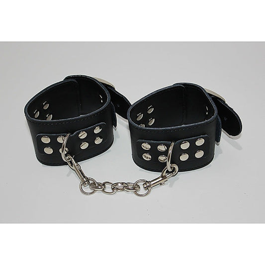 LeatherCreations Wrist Restraints with Adjustable Buckle - Cuffs and Restraints
