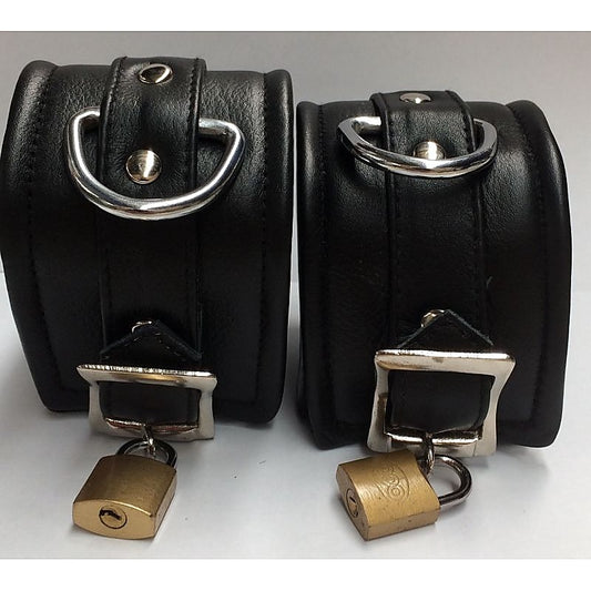 ErosLeather Wrist Cuffs by Hell's Couture - Cuffs and Restraints