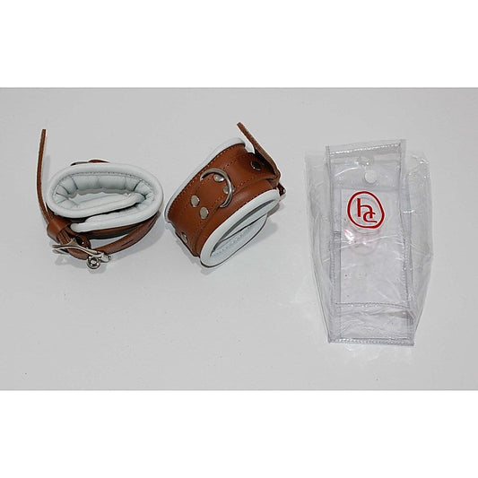 Luxurious Leather Wrist Restraints for Thrilling Role-Play - Cuffs and Restraints