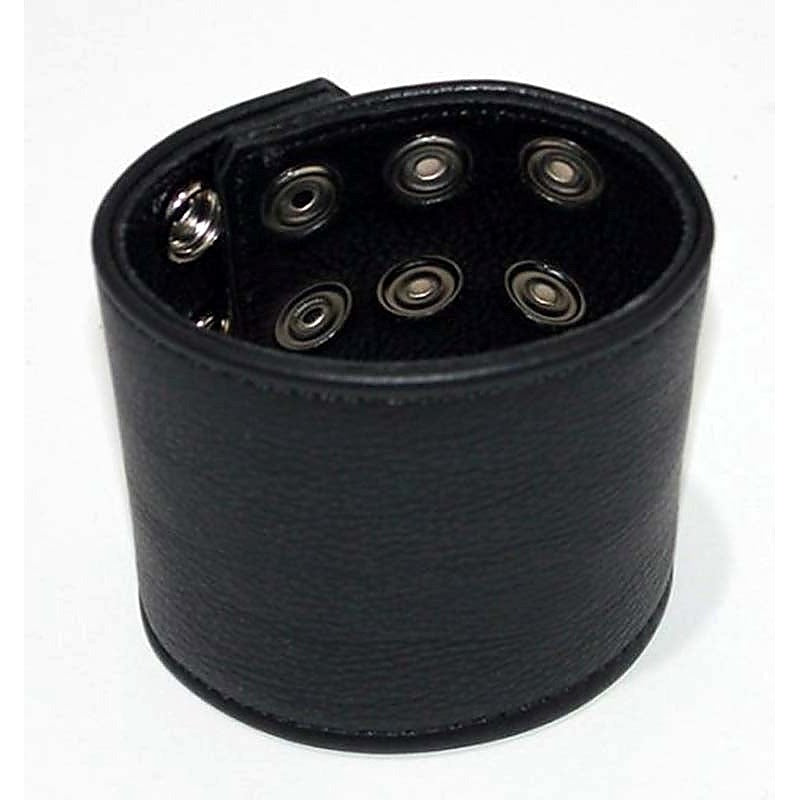Restrained & Elegant Leather Wrist Band by Hell's Couture - Cuffs and Restraints