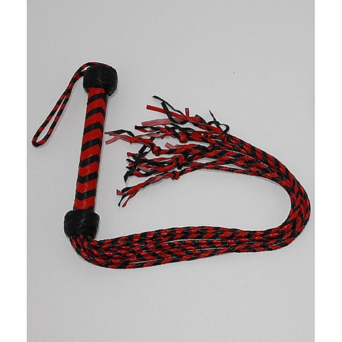 Kinky Leather Flogger With Nine Tails
