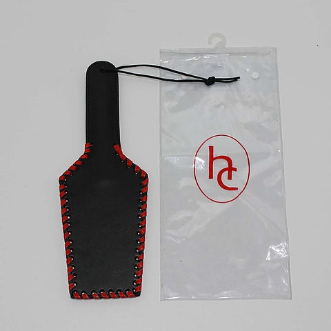Whip it baby Rectangular 32cm Leather Paddle - Paddles And Slappers