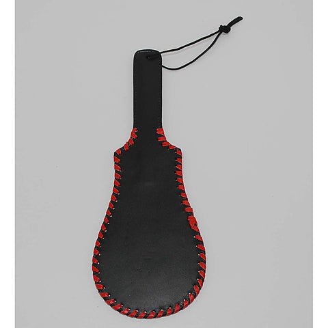 Whipped Ass Oval Leather Paddle 35cm - Paddles And Slappers