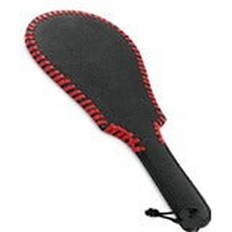 Whipped Ass Oval Leather Paddle 35cm - Paddles And Slappers