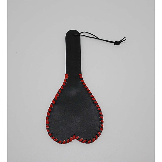 Kitties playpen Heart Shaped Leather Paddle 28cm - Paddles And Slappers