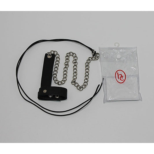 Cock & Ball Ring with Leather Lead - Cuffs and Restraints