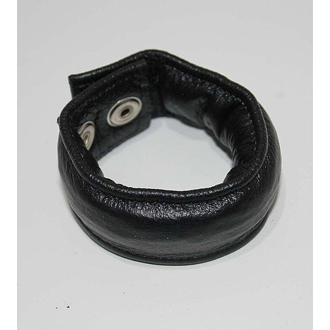 Subshop Single Weighted Leather Cock Ring