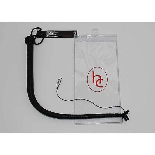 Stockmans Black Leather Whip 60cm
