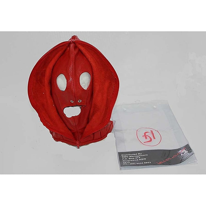 Randies Bondage Hood With Zipper Face - Bondage Hoods