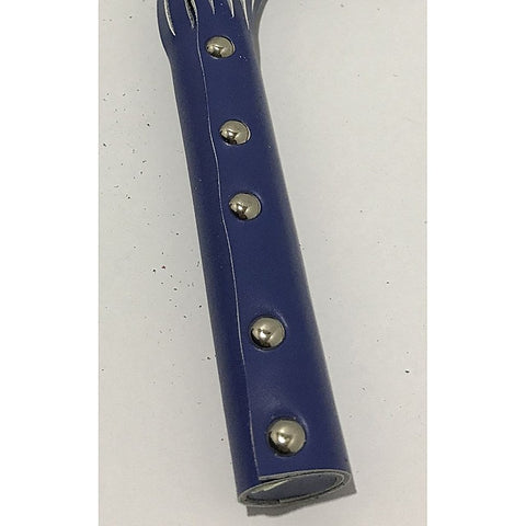 Premium Blue Leather Whip by Hell's Couture - Whips And Crops