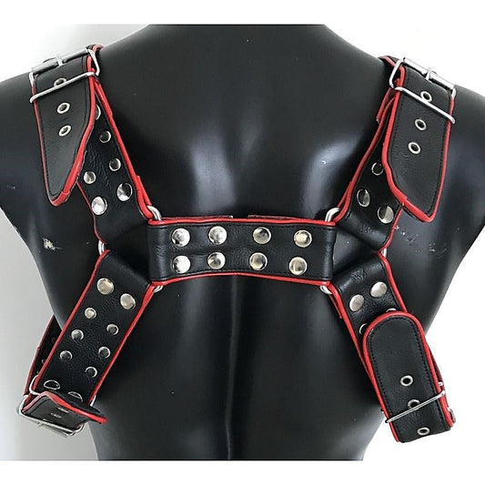 Luxurious Leather BDSM Harness - Elevate Your Sensual Journey - Cuffs and Restraints