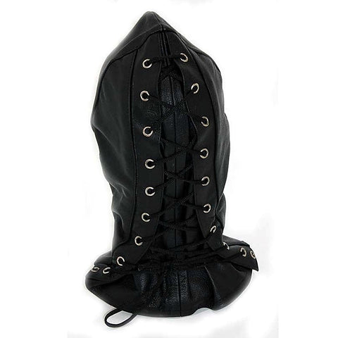 Leather Executioner Bondage Hood - Bondage Hoods