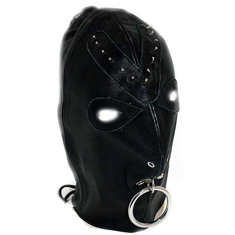 Leather Spiked Devil Hood - Bondage Hoods