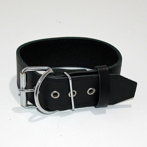 WHORE Leather Bondage Collar by Hell's Couture - Collars and Leads