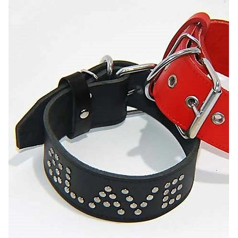 Slave Leather BDSM Collar by Hell's Couture - Collars and Leads