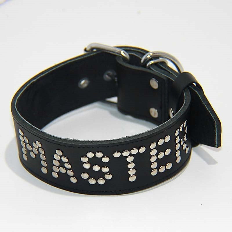 Premium Leather BDSM Collar by Hell's Couture - Collars and Leads