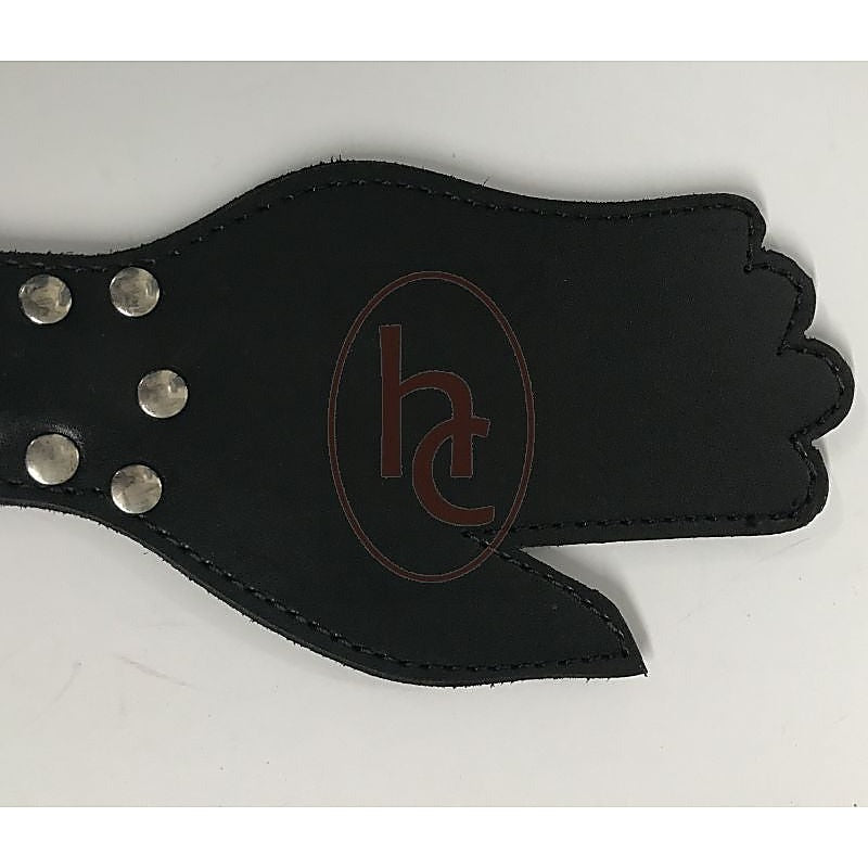 Puppy Cage Leather Hand Paddle - Paddles And Slappers