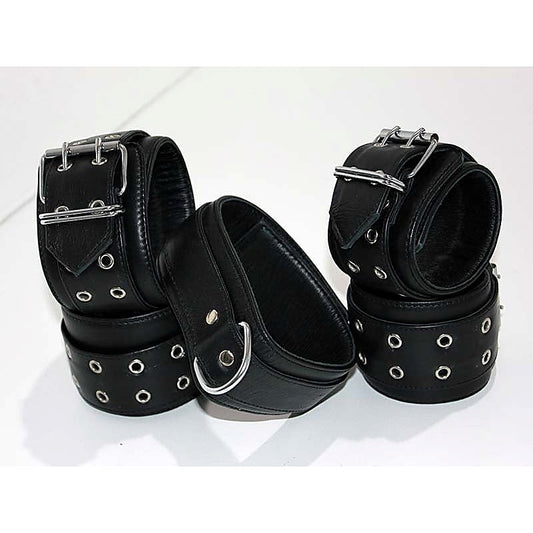 Premium Leather Adjustable Couples Restraint - Unforgettable Passion - Cuffs and Restraints