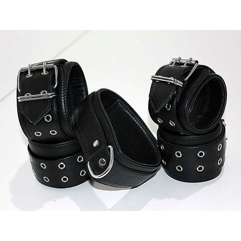 Premium Leather Adjustable Couples Restraint - Cuffs and Restraints