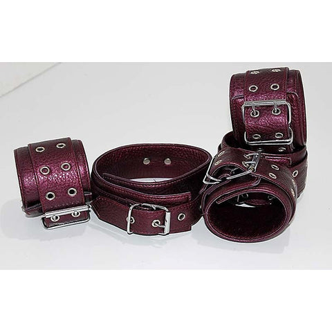 Premium Leather Adjustable Couples Restraint - Cuffs and Restraints