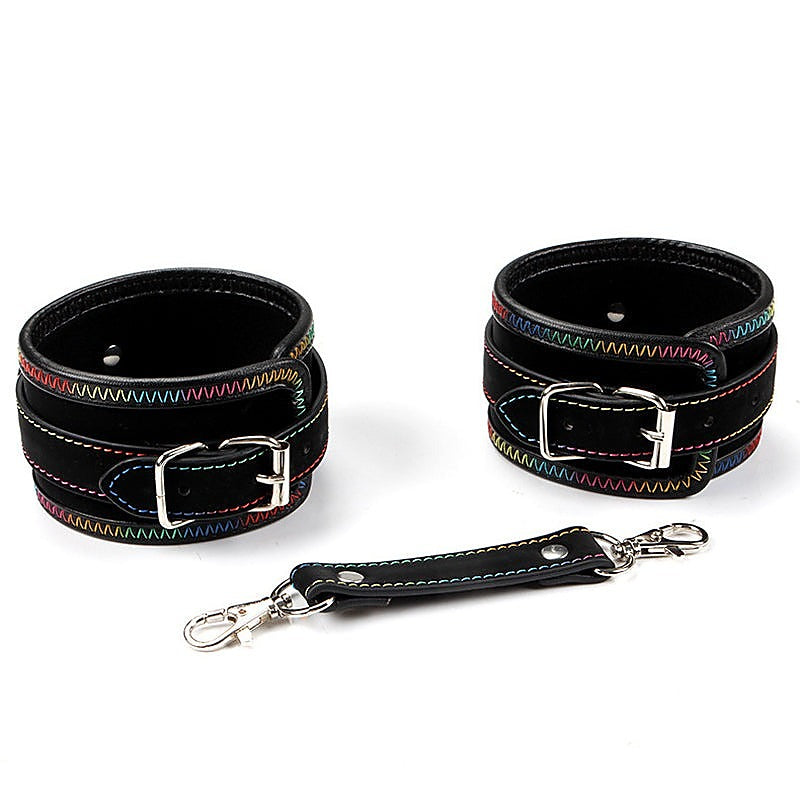 Color Thread Wrist and Ankle Cuffs by BDStyle - Cuffs and Restraints