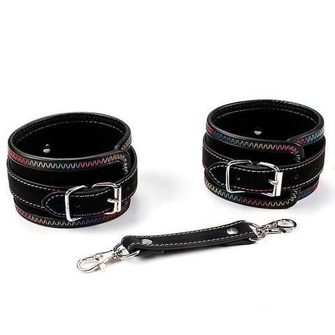 Color Thread Wrist and Ankle Cuffs by BDStyle - Cuffs and Restraints
