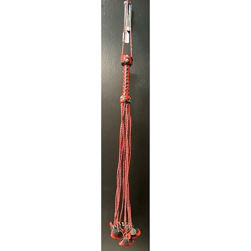 Blossoming Pleasure - Hell's Couture Cat o' Nine Tails Flogger - Whips And Crops