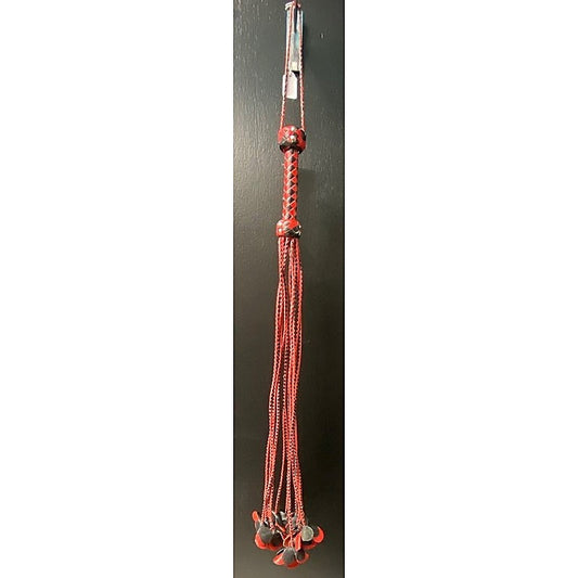 Blossoming Pleasure - Hell's Couture Cat o' Nine Tails Flogger - Whips And Crops