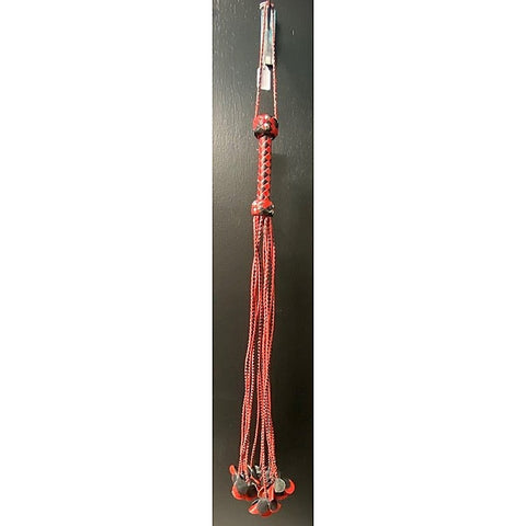 Blossoming Pleasure - Hell's Couture Cat o' Nine Tails Flogger - Whips And Crops