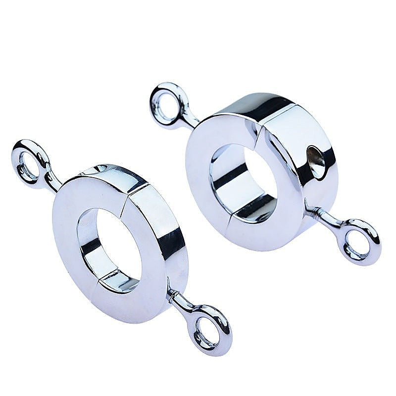 Metallic Testicle Stretcher Weights - 4 Balls Small - Ball and Cock Toys