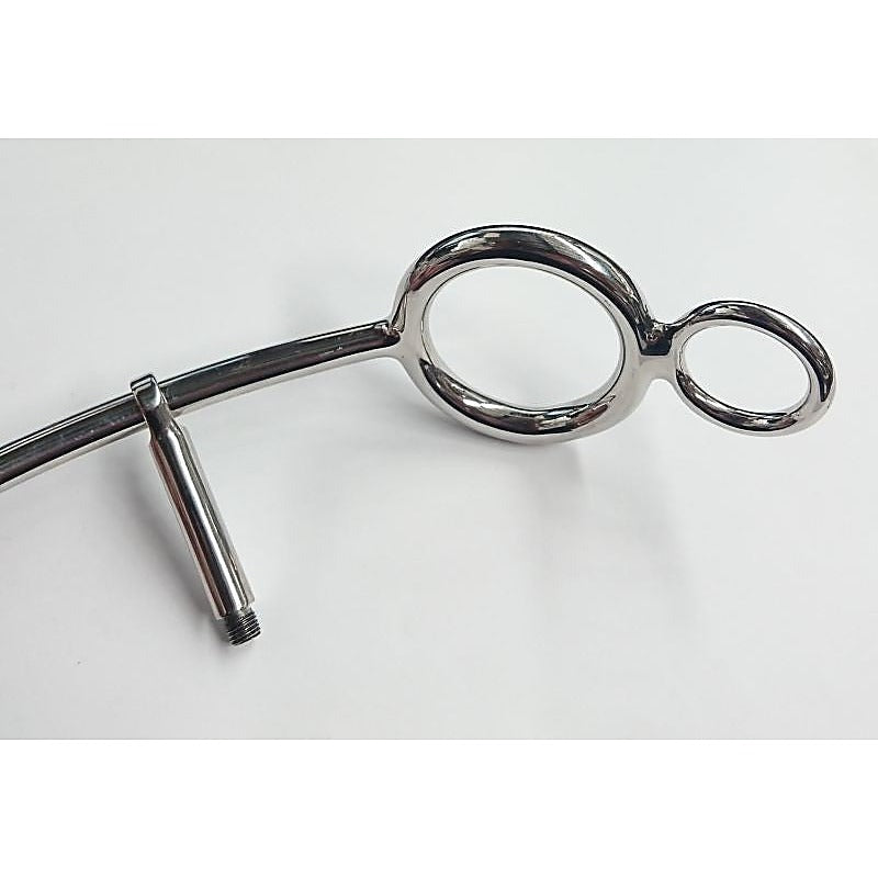Steel Anal Hook With Cock Ring - Spreaders and Hangers