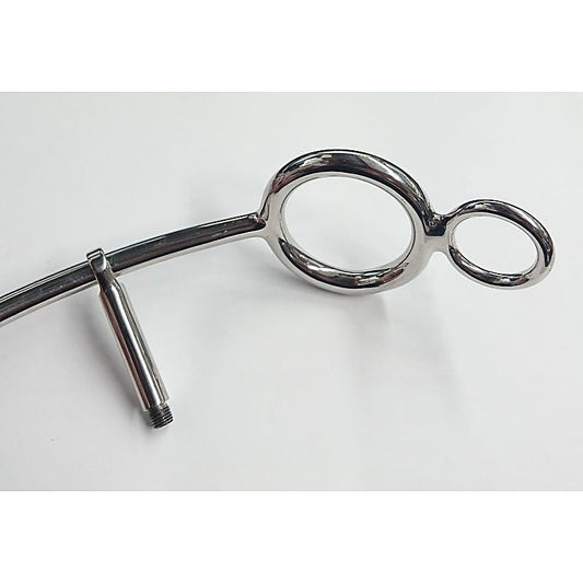 Steel Anal Hook With Cock Ring