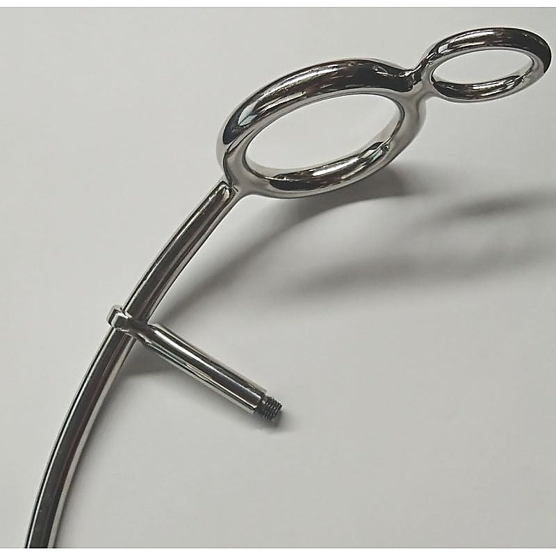 Steel Anal Hook With Cock Ring - Spreaders and Hangers