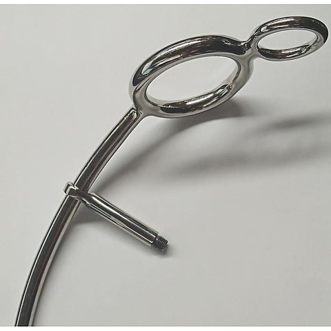 Steel Anal Hook With Cock Ring - Spreaders and Hangers