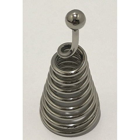 Metal Nipple Extender Whirl by Hell's Couture - Breast and Nipple Toys