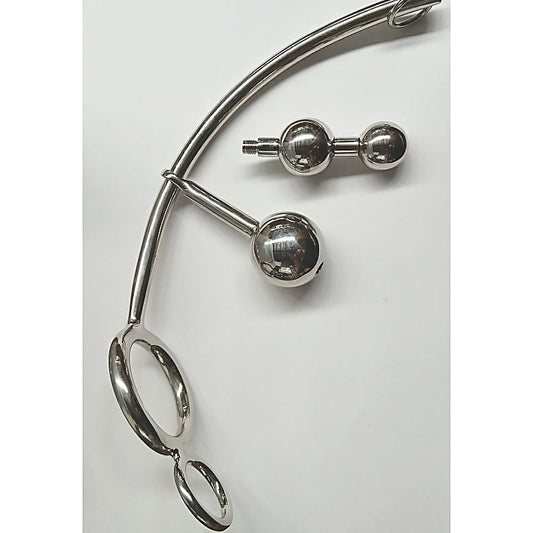 Triple Ball Anal Hook With Double Cock Ring