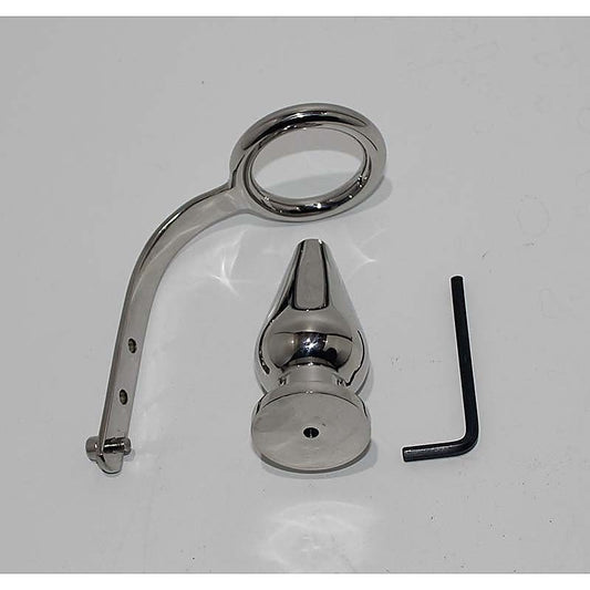 Sinful Pleasures - Surgical Steel Anal Plug and Cock Ring Set - Spreaders and Hangers