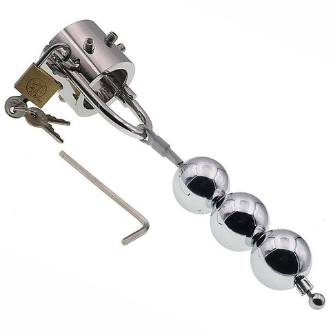 Scrotum Testicle Stretcher Pendant by BDStyle - Male Chastity