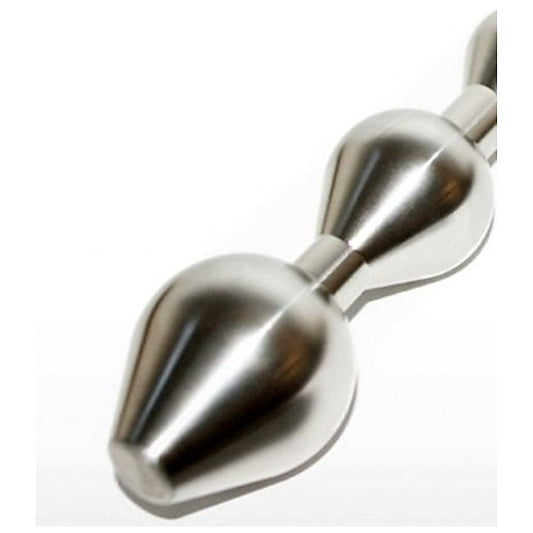 Five Stage Bulbed Steel Sex Probe