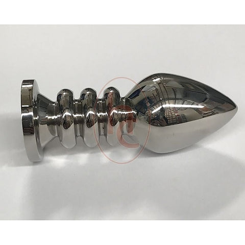 Ribbler Metal Jeweled Large Anal Plug by Hell's Couture - Breast and Nipple Toys