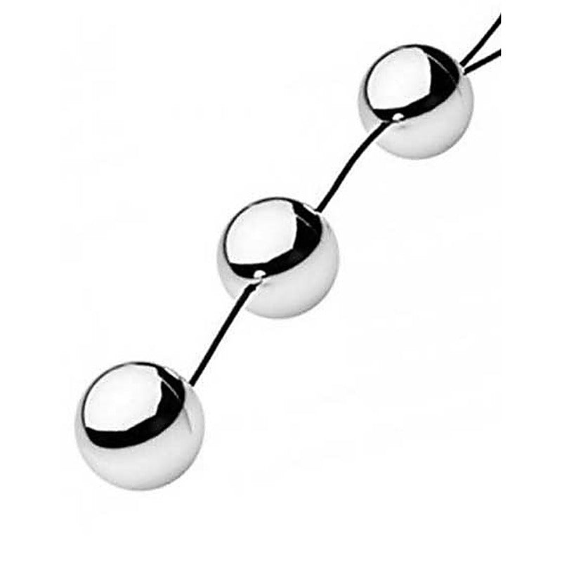 Three Ben Wa Balls Anal Beads - Love Eggs and Kegel Exercisers