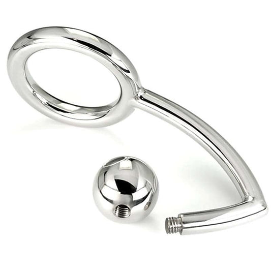 Steel Cock Ring Anal Intruder