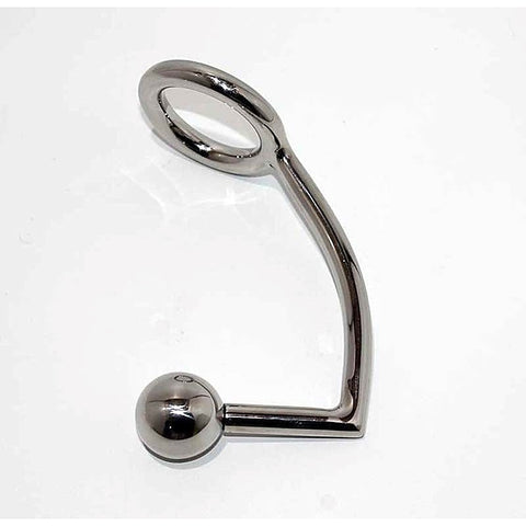 Steel Cock Ring Anal Intruder by Hell's Couture - Spreaders and Hangers