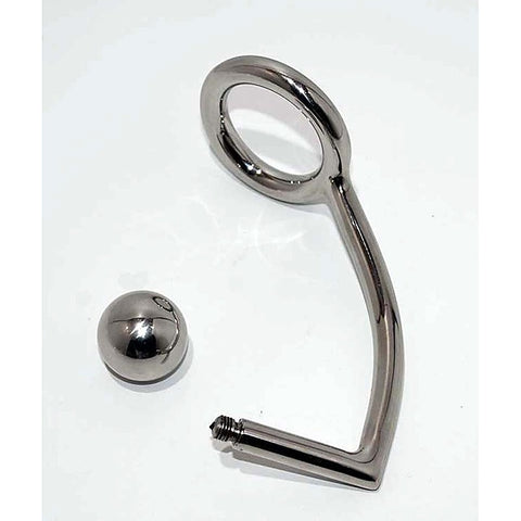 Steel Cock Ring Anal Intruder by Hell's Couture - Spreaders and Hangers