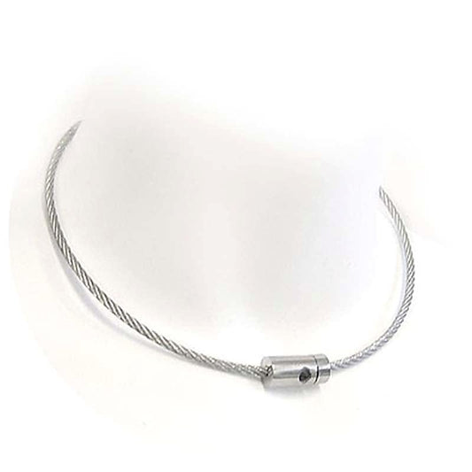 Steel Wire Lockable Slave Collar - Collars and Leads