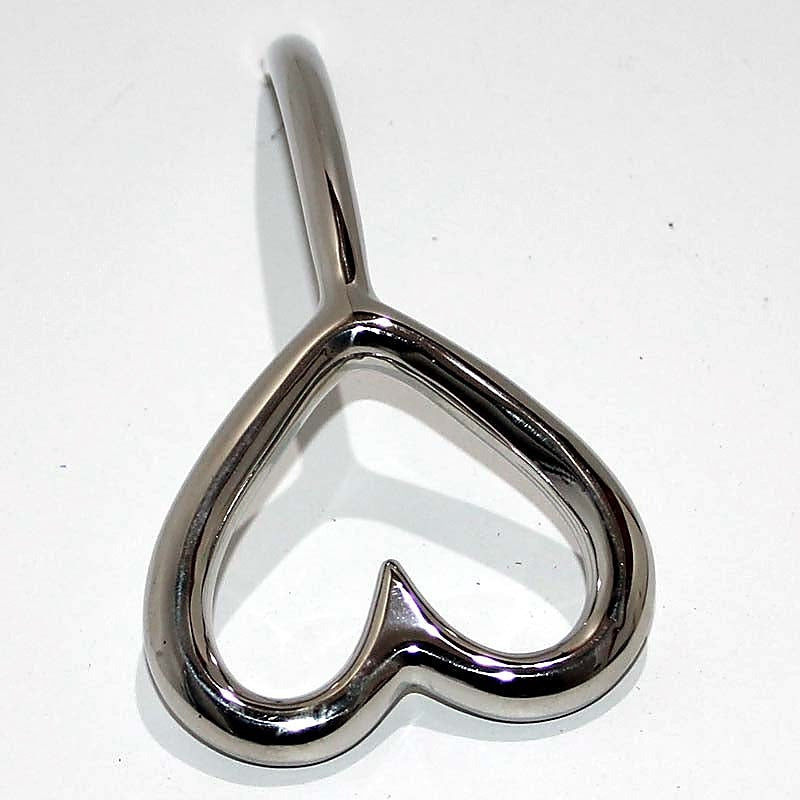 Heart T-Handle Attachment by Hell's Couture - Breast and Nipple Toys