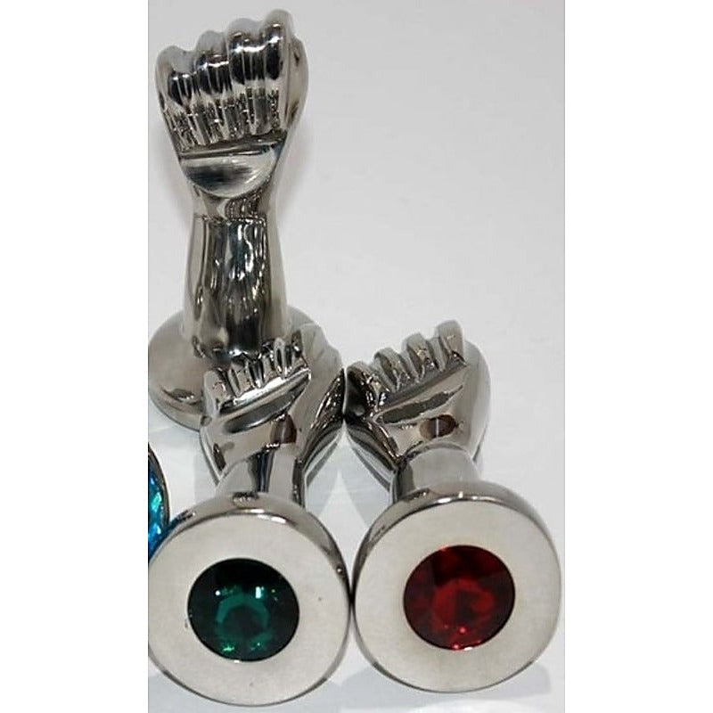Handy Many Small Jewelled Fist by Hell's Couture - Steel Sex Toys