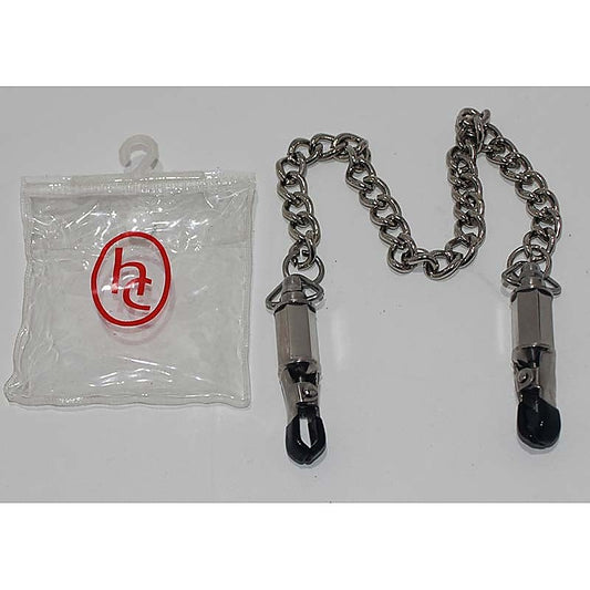 Hell's Couture Deluxe Adjustable Nipple Clamps - Crafted for Pleasure, Built for Endurance - Breast and Nipple Toys
