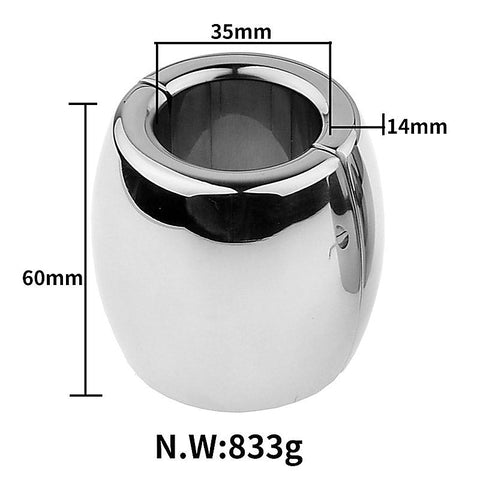 Magnetic Split Ring Steel Stretcher Weights - Intense Sensation, Maximum Comfort
