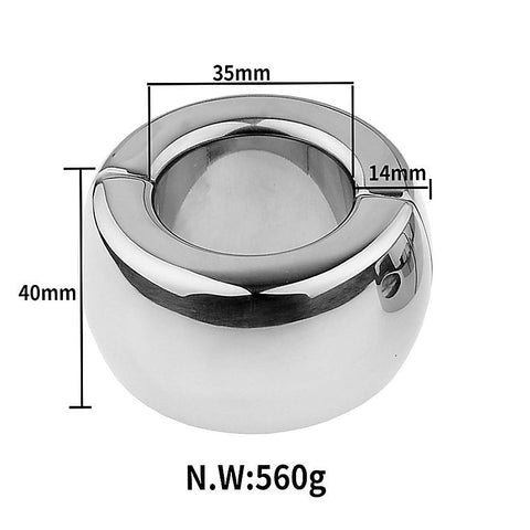 Magnetic Split Ring Steel Stretcher Weights - Intense Sensation, Maximum Comfort